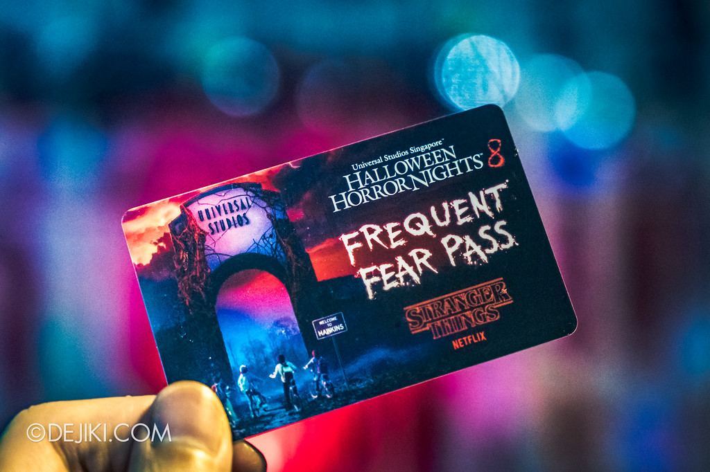 HHN8 Halloween Horror Nights 8 Stranger Things Frequent Fear Pass 2018