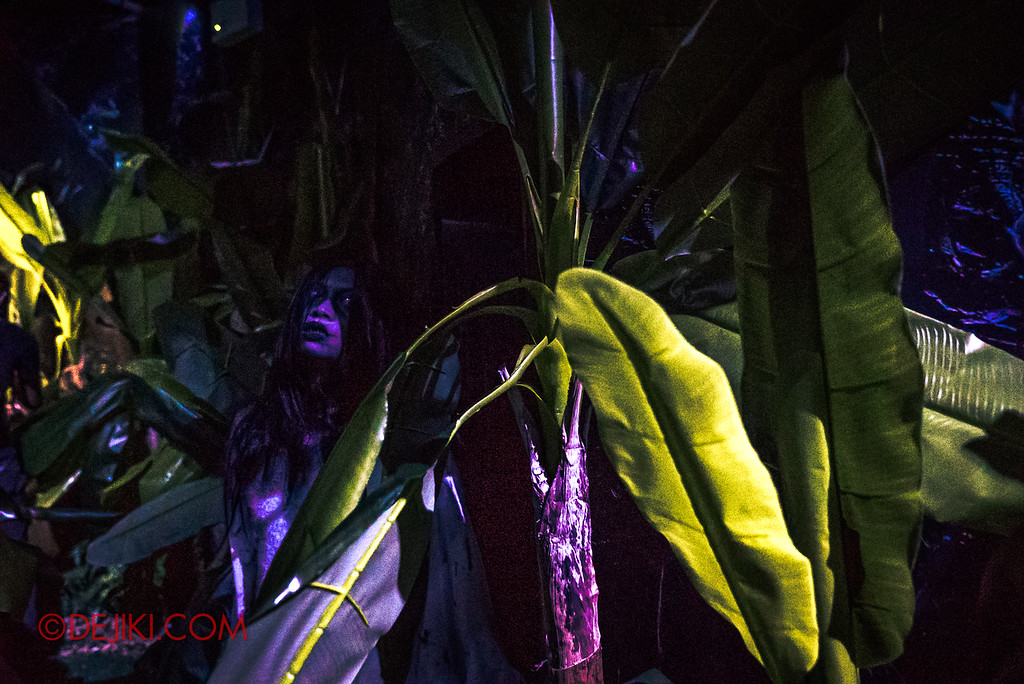 Universal Studios Singapore Halloween Horror Nights 8 - Pontianak haunted house vengeful pontianak hiding in the shadows