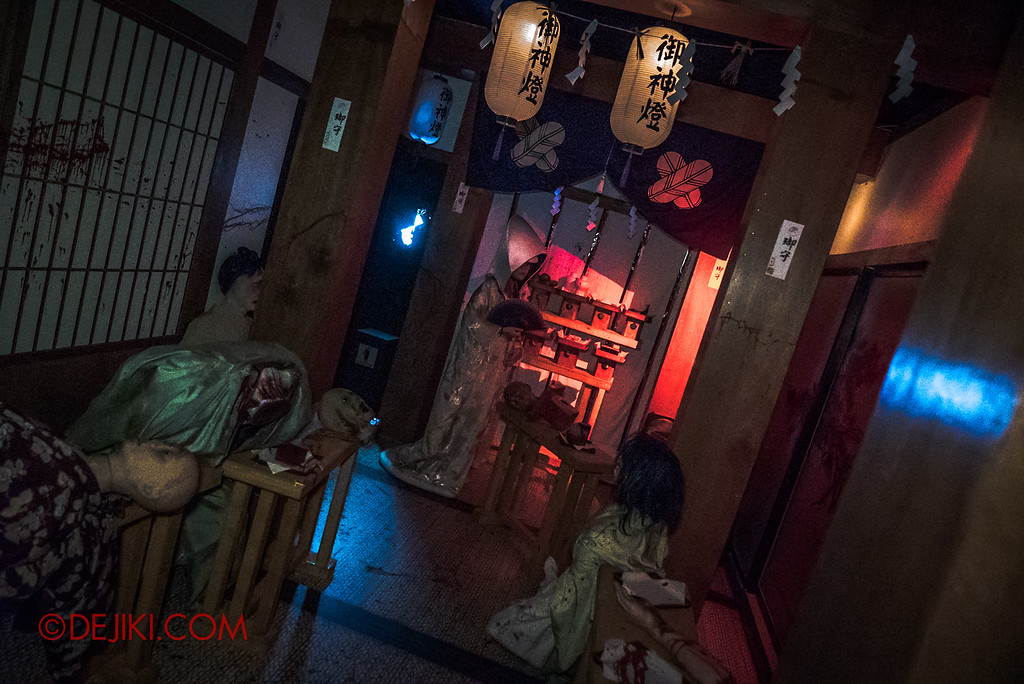 Universal Studios Singapore Halloween Horror Nights 8 - The Haunting of Oiwa haunted house the wedding ceremony massacre