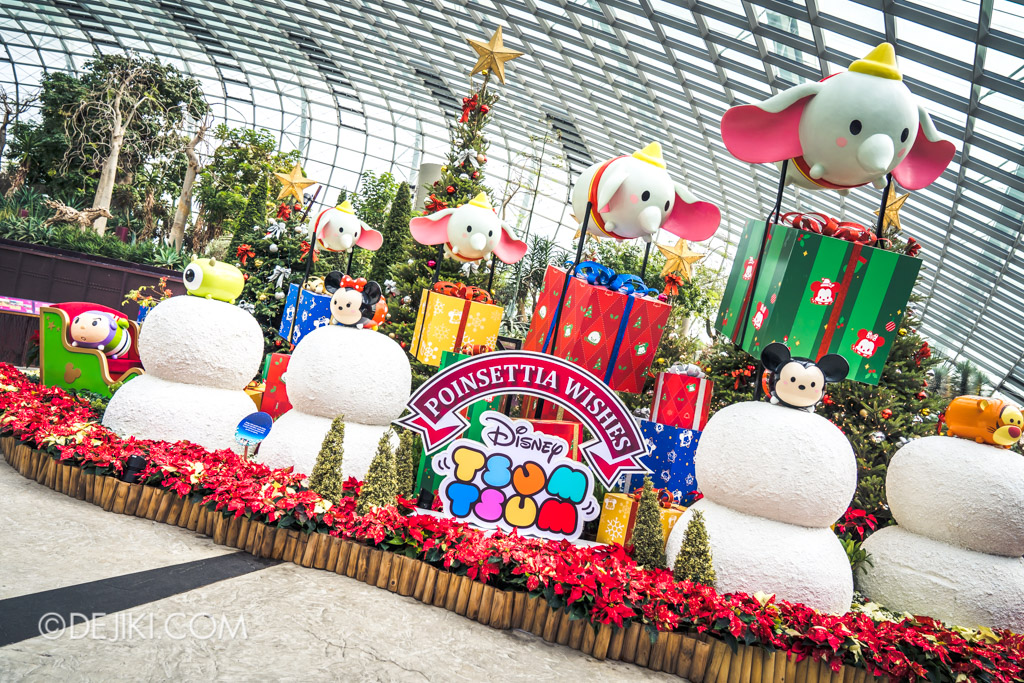 Poinsettia Wishes featuring Disney Tsum Tsum at Gardens by the Bay