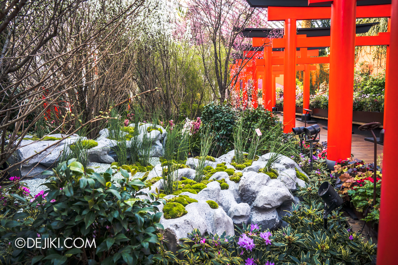 Gardens by the Bay Singapore Sakura Matsuri 2019 - Tori Gates garden