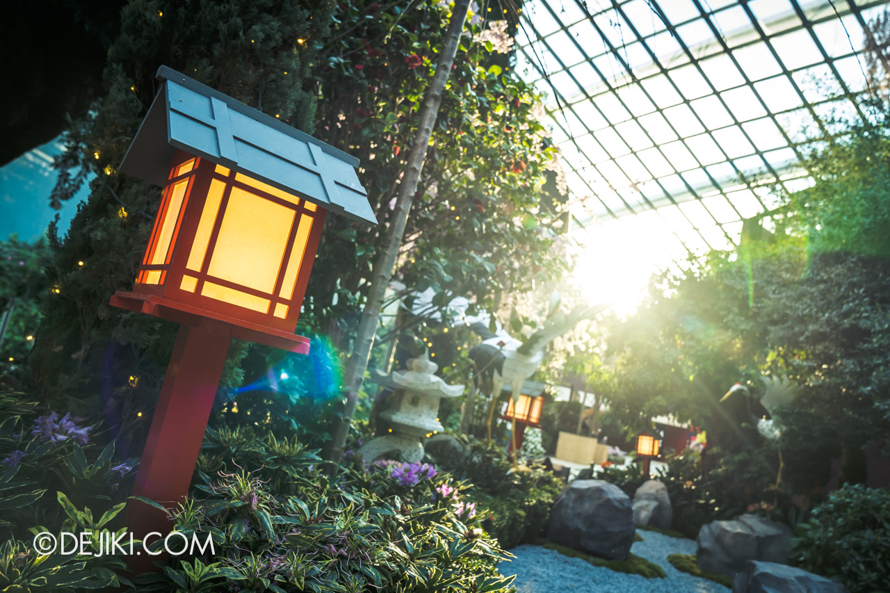 Gardens by the Bay Singapore Sakura Matsuri 2019 - Zen Garden daylight