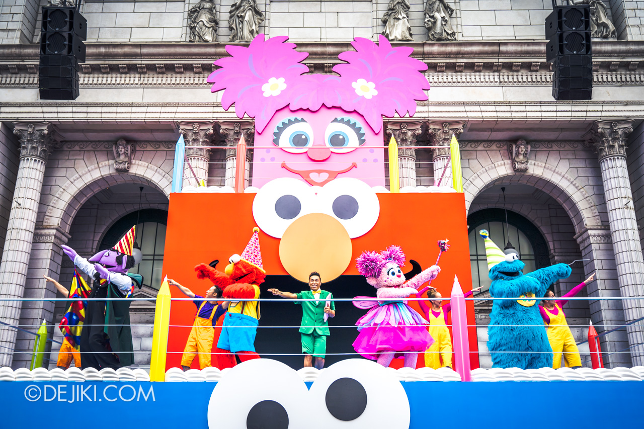 Universal Studios Singapore - Sesame Street 50 Years and Counting Celebration - Blowout Party cake stage