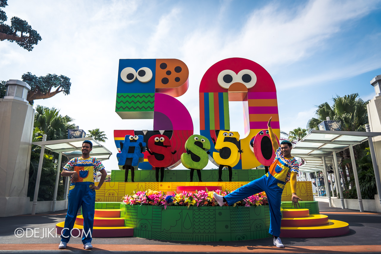 Universal Studios Singapore - Sesame Street 50 Years and Counting Celebration hollywood stage