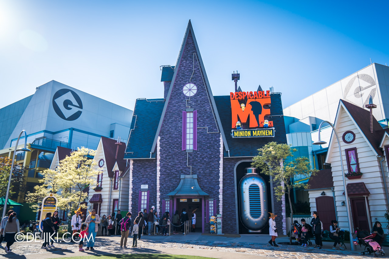 Universal Studios Japan - Minion Park - Despicable Me Minion Mayhem ride entrance