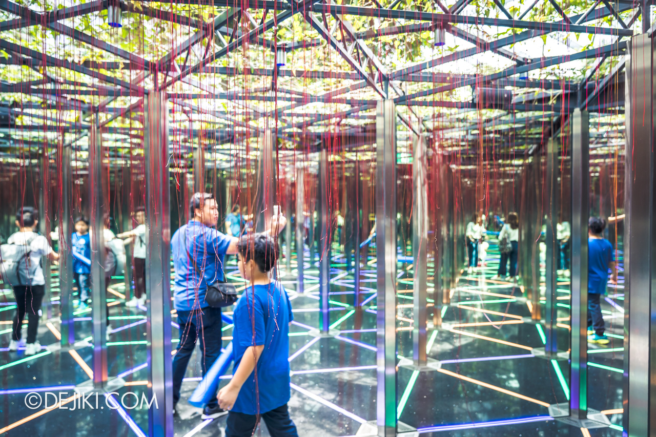 Jewel Changi Airport - Canopy Park 7 - Mirror maze inside