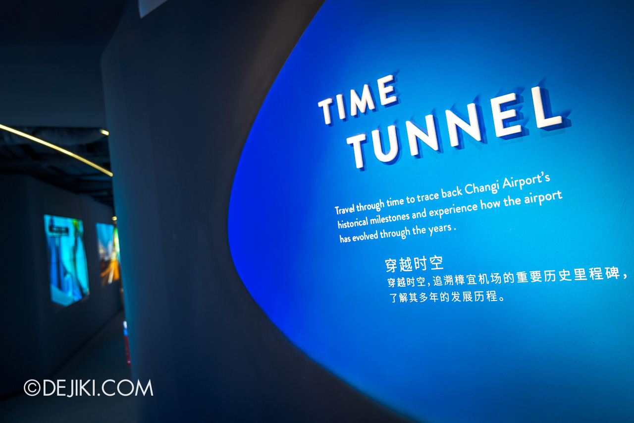 Jewel Changi Airport - Changi Experience Studio 2 - Time Tunnel entrance
