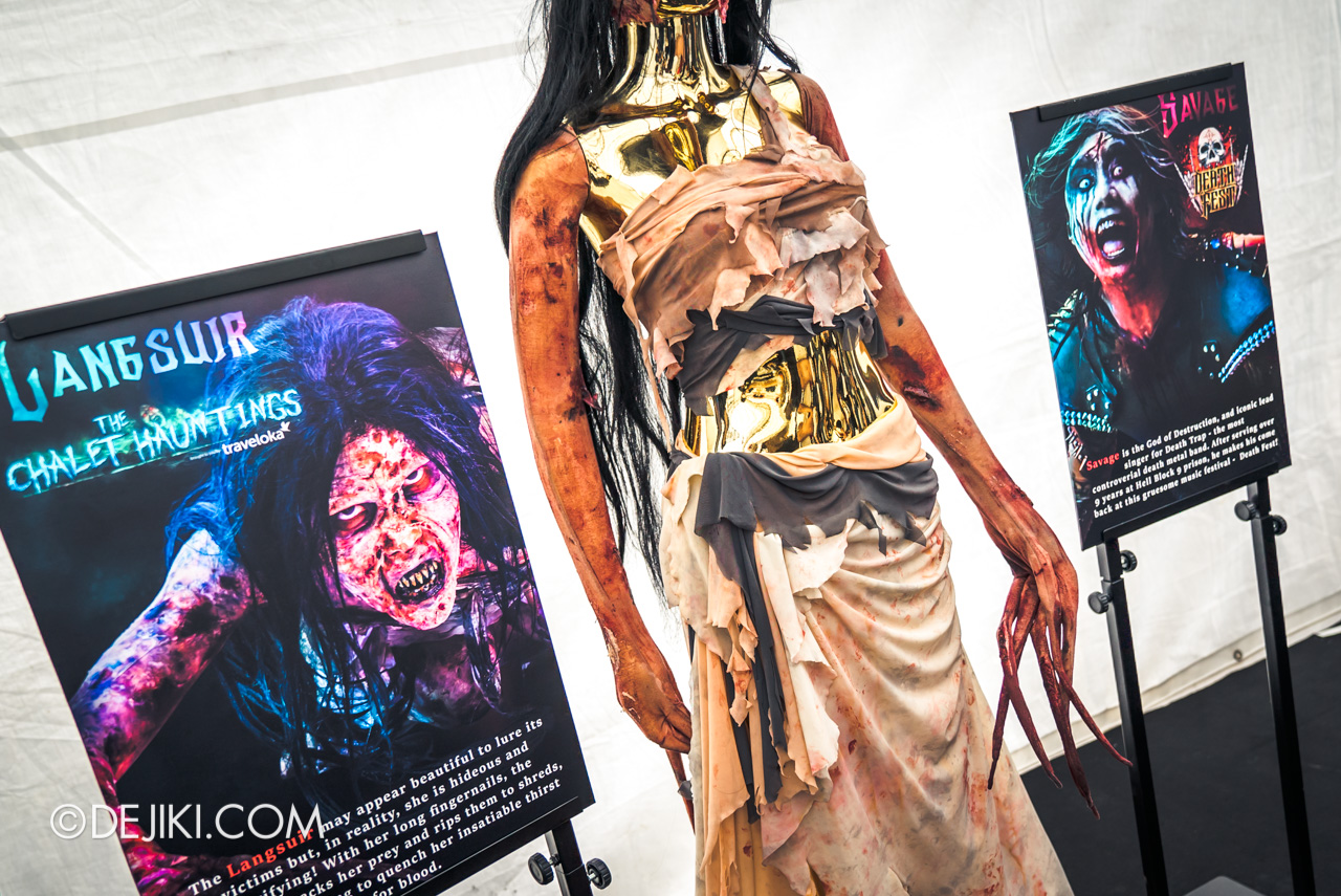 USS HHN9 Sneak Preview Behind The Scenes Icon Costumes Langsuir from The Chalet Hauntings