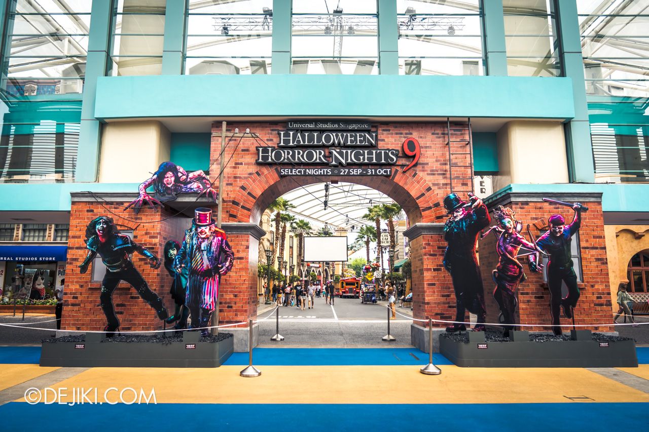 USS Halloween Horror Nights 9 construction update Park entrance icons 1