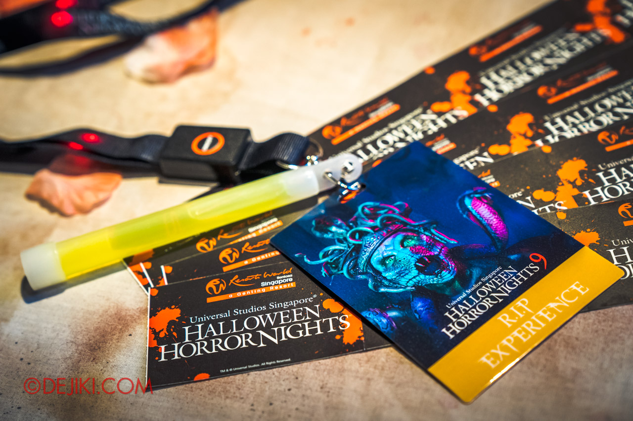 USS Halloween Horror Nights 9 RIP Experience Exclusive Lanyard and VIP Credential