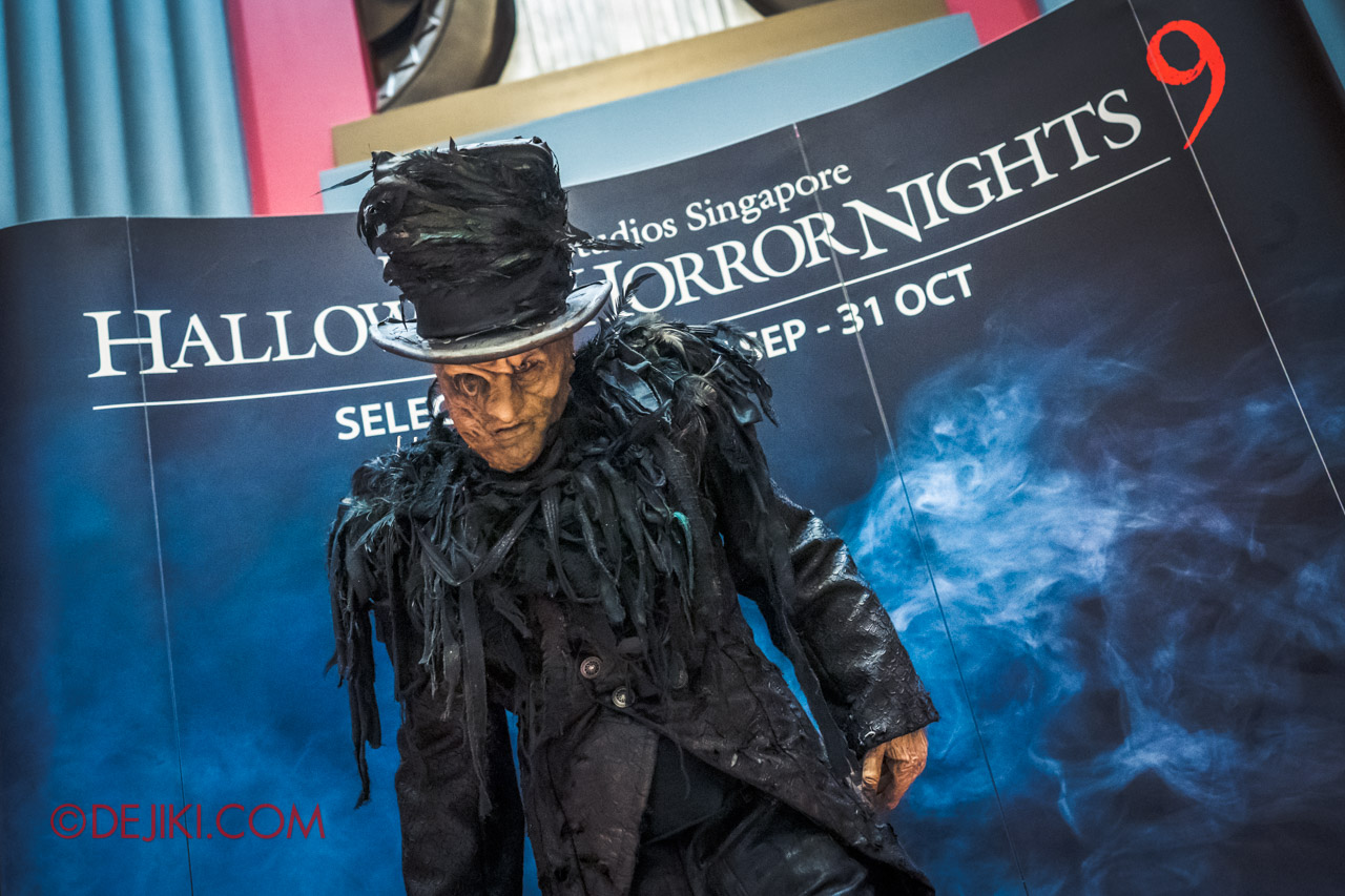 USS Halloween Horror Nights 9 RIP Experience Exclusive Meet and Greet with Top Hat Undertaker