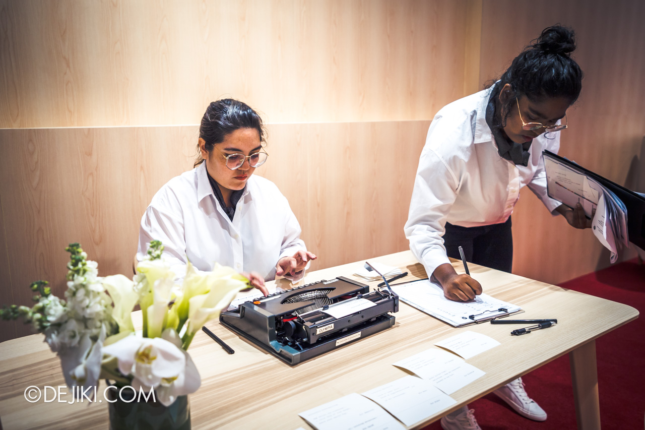 Clash de Cartier Studio Singapore Bookstore Haiku artist at work