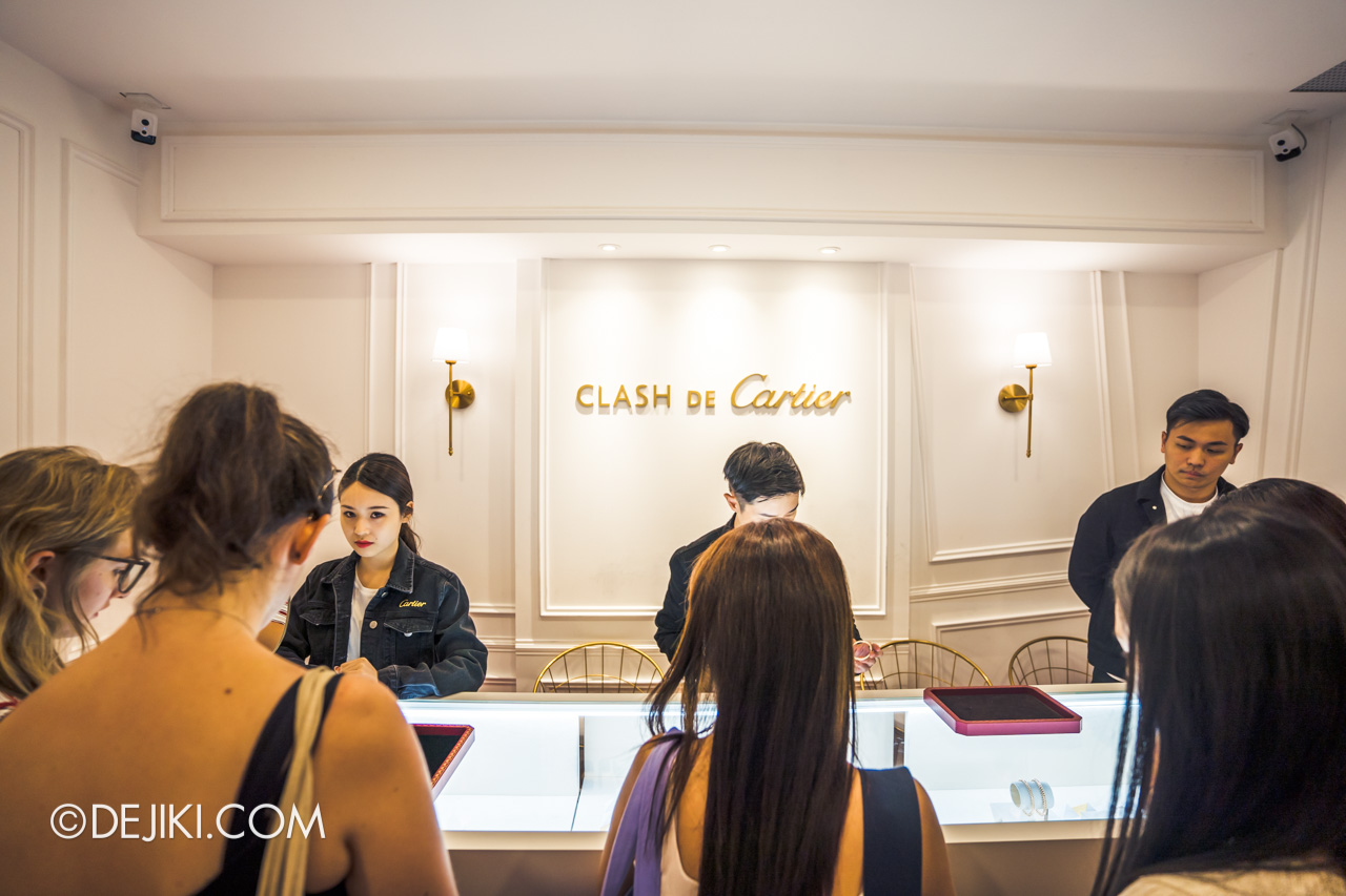 Clash de Cartier Studio Singapore Touch and Try room