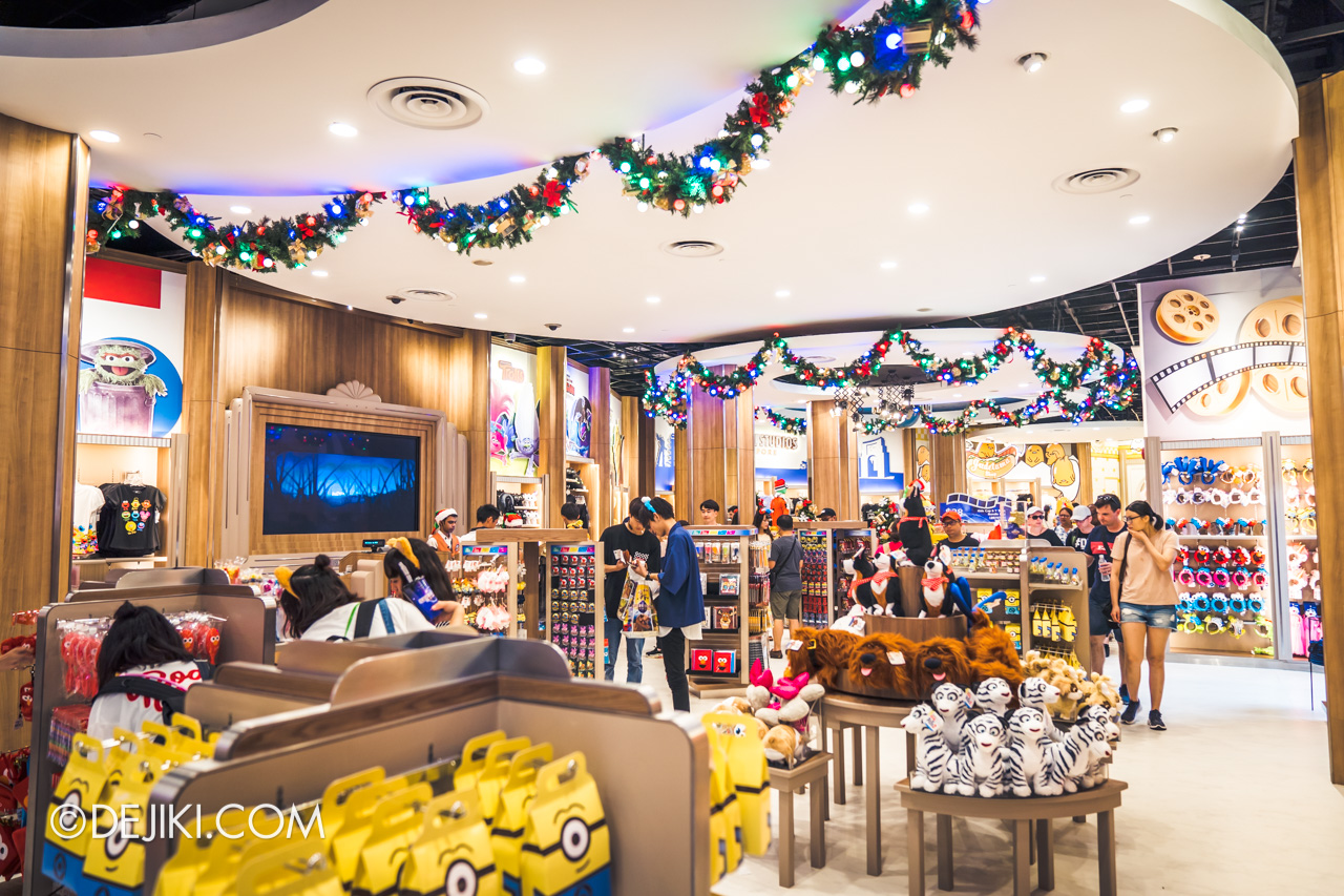 Universal Studios Singapore Park Update December 2019 Universal Studios Store renovated overview 1