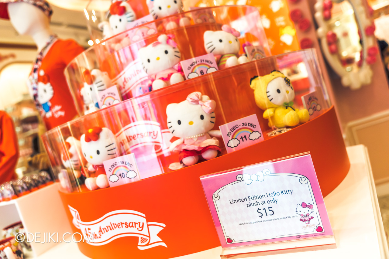 Universal Studios Singapore Park Update Nov 2019 Park Merchandise Hello Kitty 45 Anniversary Limited Edition toy range