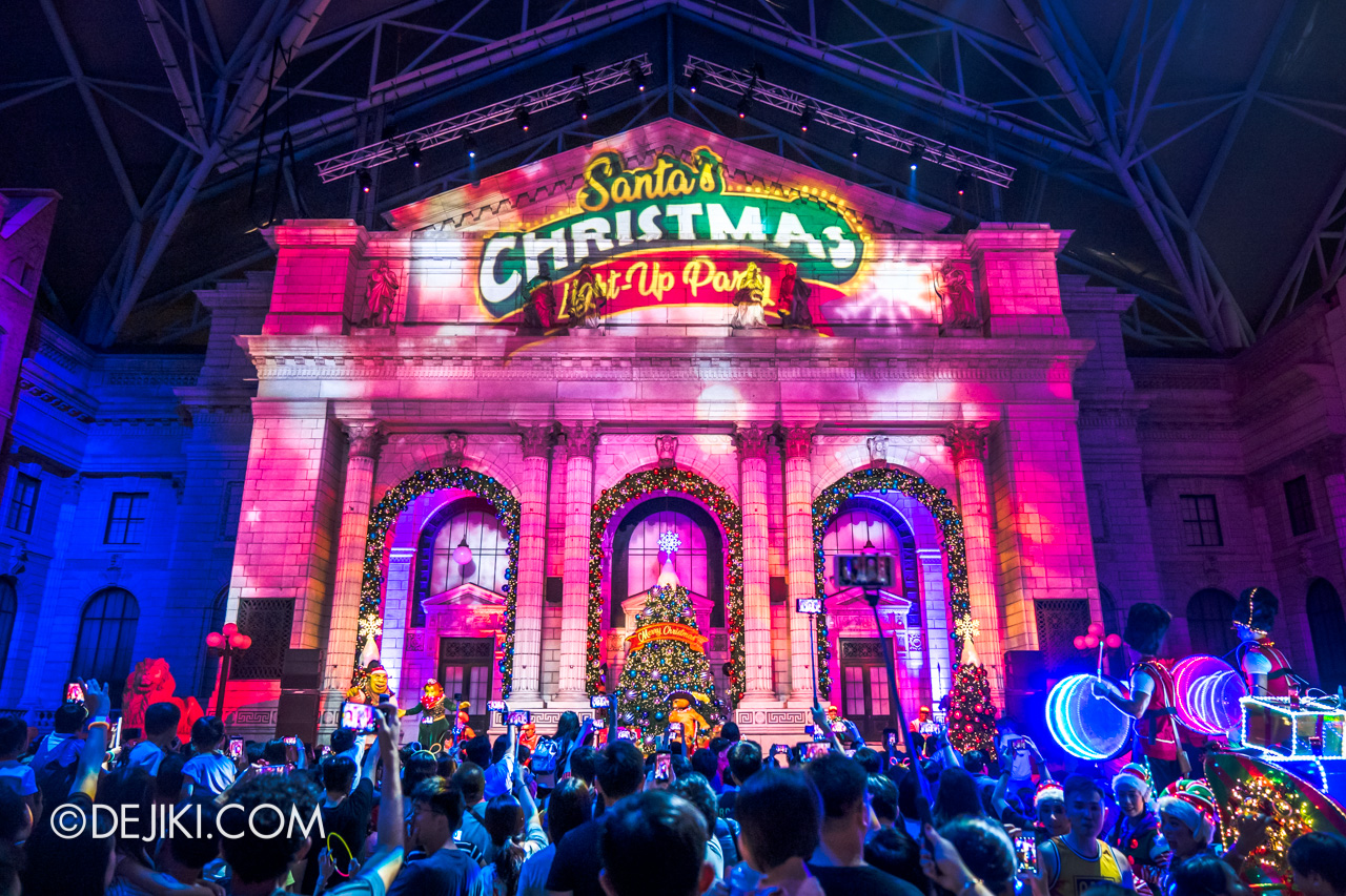 Universal Studios Singapore Park Update November 2019 2018 Christmas New York Library Projections