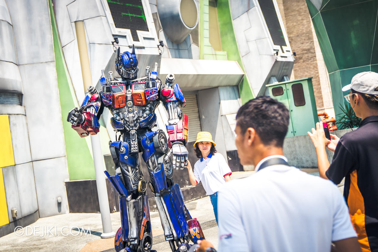 Universal Studios Singapore Park Update November 2019 Attractions News Transformers new Meet and Greet replacing existing site