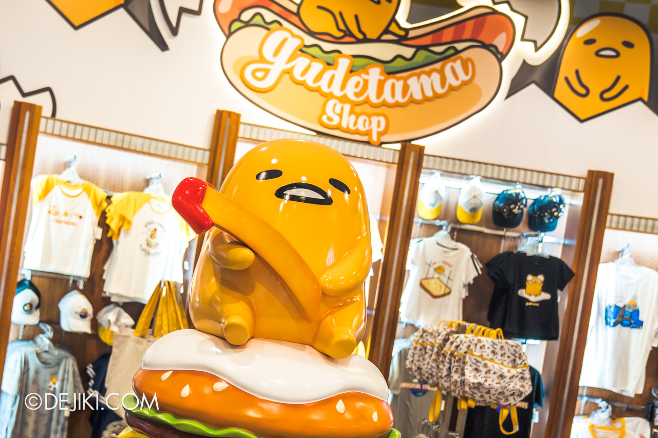 Universal Studios Singapore Park Update November 2019 Park Merchandise Store Update Gudetama Shop closeup1