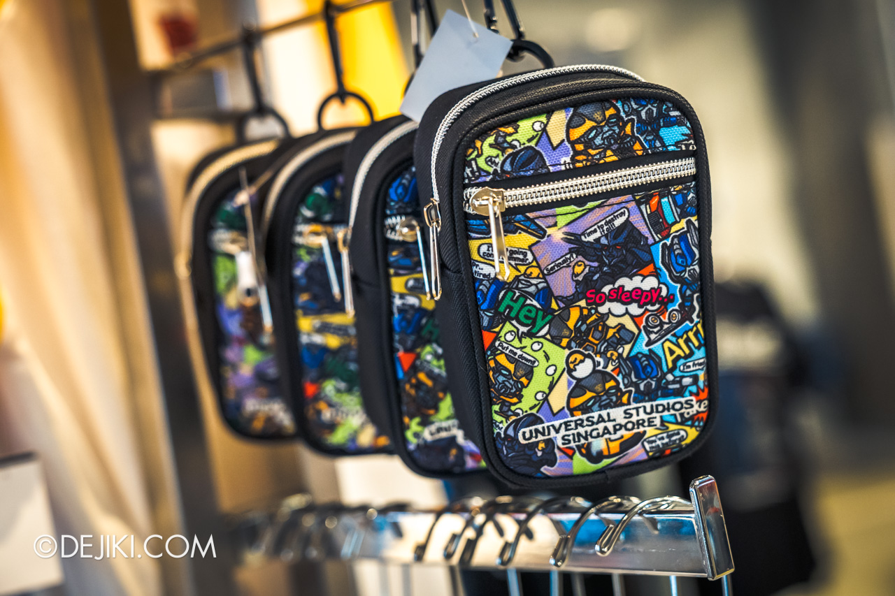 Universal Studios Singapore Park Update November 2019 Park Merchandise Transformers Supply Vault Gudetama pouch