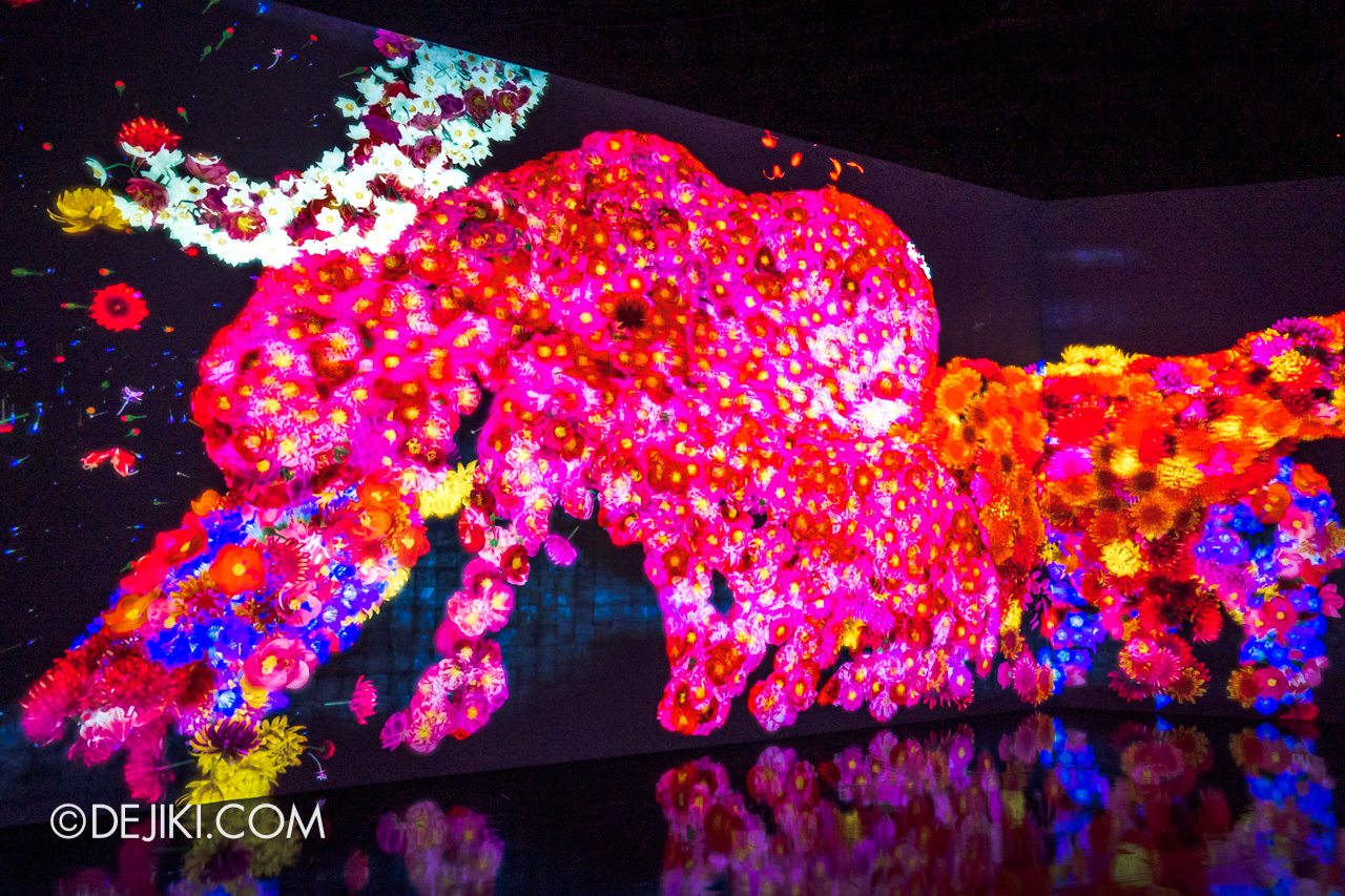Gardens by the Bay 2020 Future Together by Teamlab Japan Indoor exhibit Animals of Flowers Symbiotic Lives 4