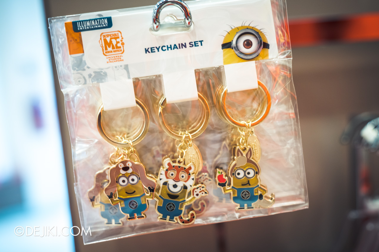Universal Studios Singapore Chinese New Year 2020 Minions Zodiac keychain set