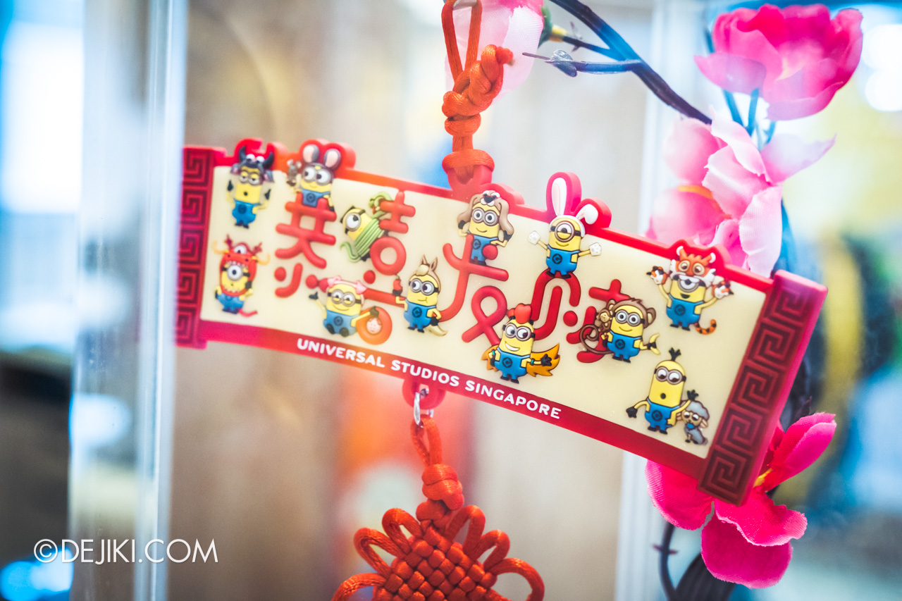 Universal Studios Singapore Chinese New Year 2020 Minions Zodiac tassel magnet