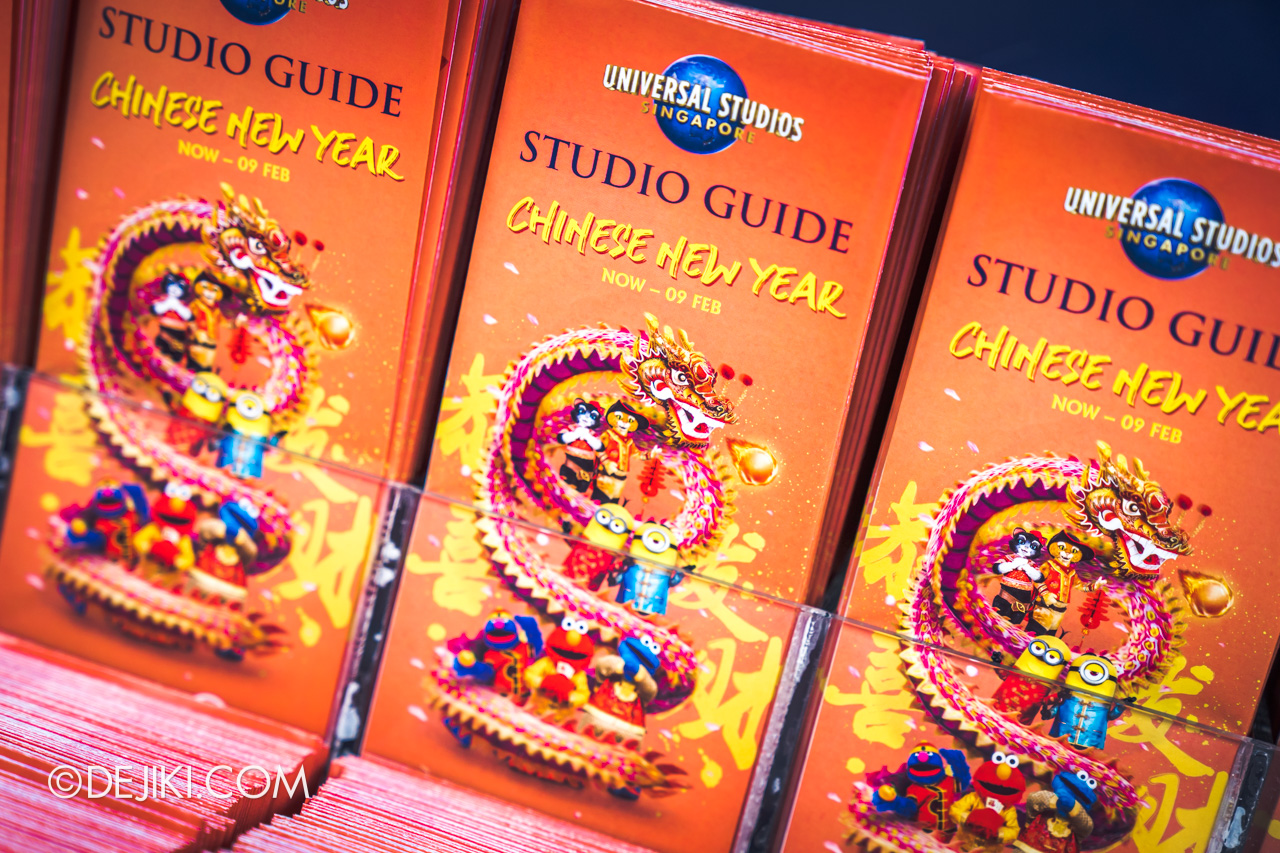 Universal Studios Singapore January 2020 Park update new park maps