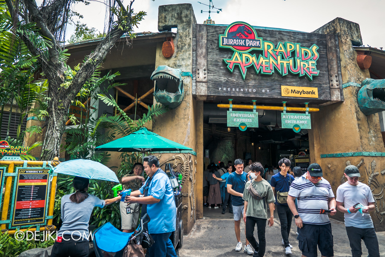 Universal Studios Singapore Park Update Feb 2020 Low wait time at attractions Jurassic Park Rapids Adventure
