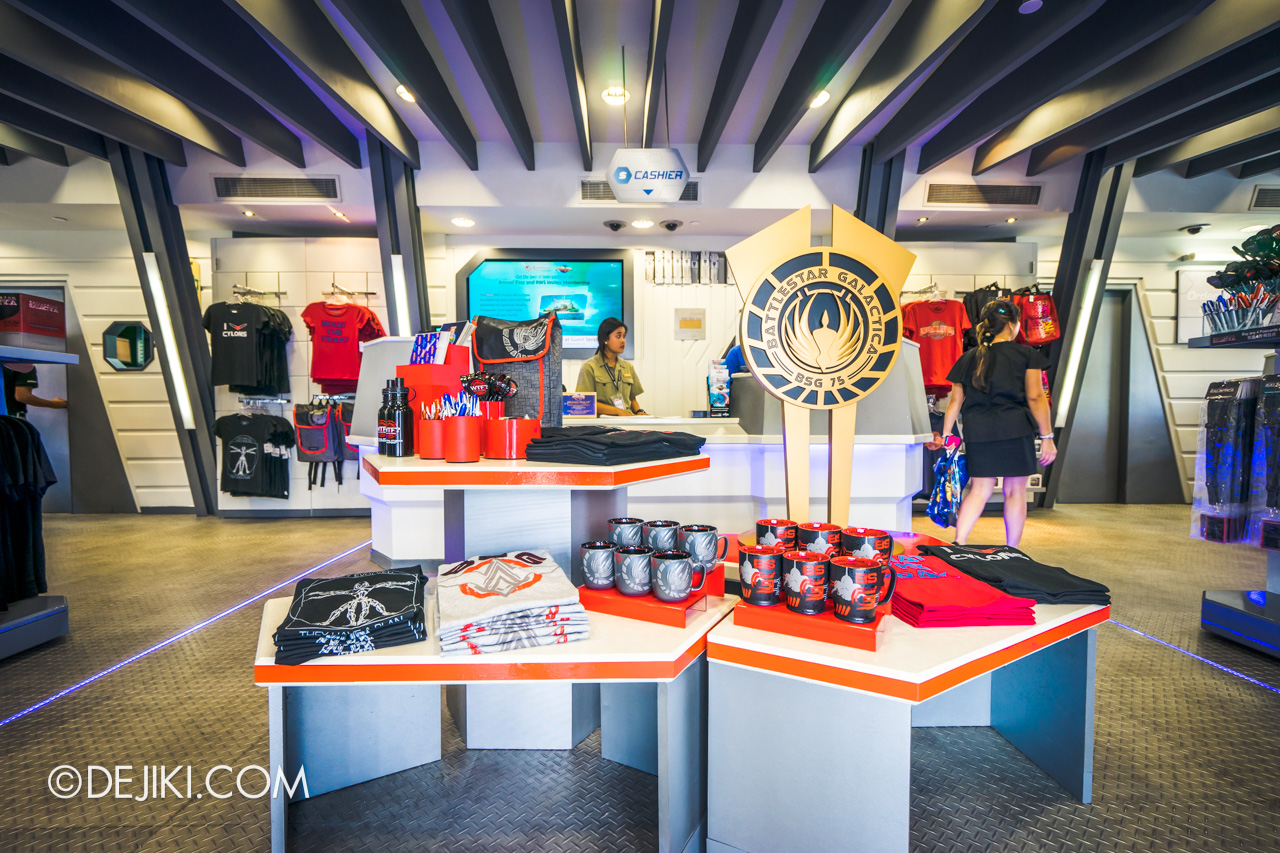 Universal Studios Singapore 10th Anniversary Flashback Battlestar Galactica Galactica PX retail store