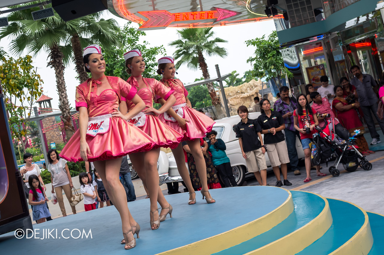 Universal Studios Singapore 10th Anniversary Flashback Mels Dinettes 2011