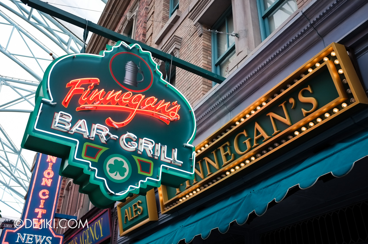 Universal Studios Singapore 10th Anniversary Flashback New York Finnegans Bar and Grill before Sesame Street