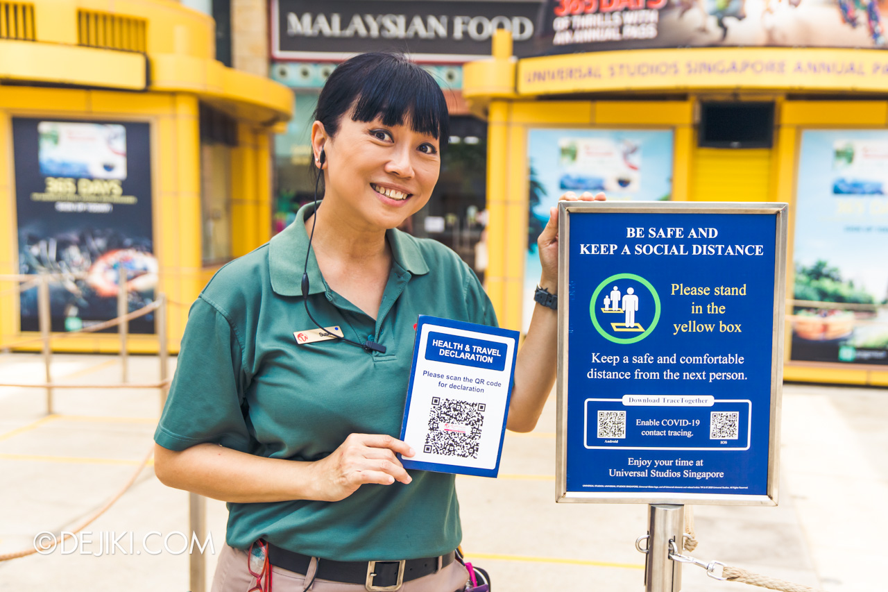 Universal Studios Singapore Covid 19 Park Update Mar Apr 2020 Health and Travel Declaration Ambassador