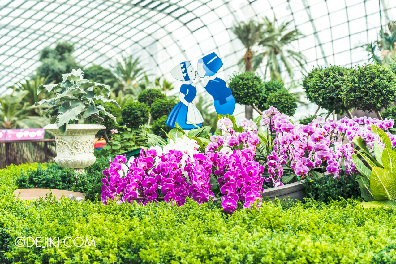 Gardens by the Bay Reopens July 2020 Flower Dome Entrance display
