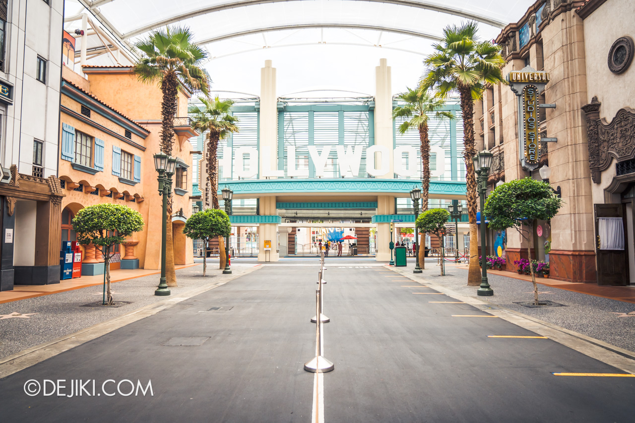 Universal Studios Singapore Park Update July 2020 Reopening Priority Entry Special Hollywood empty 2