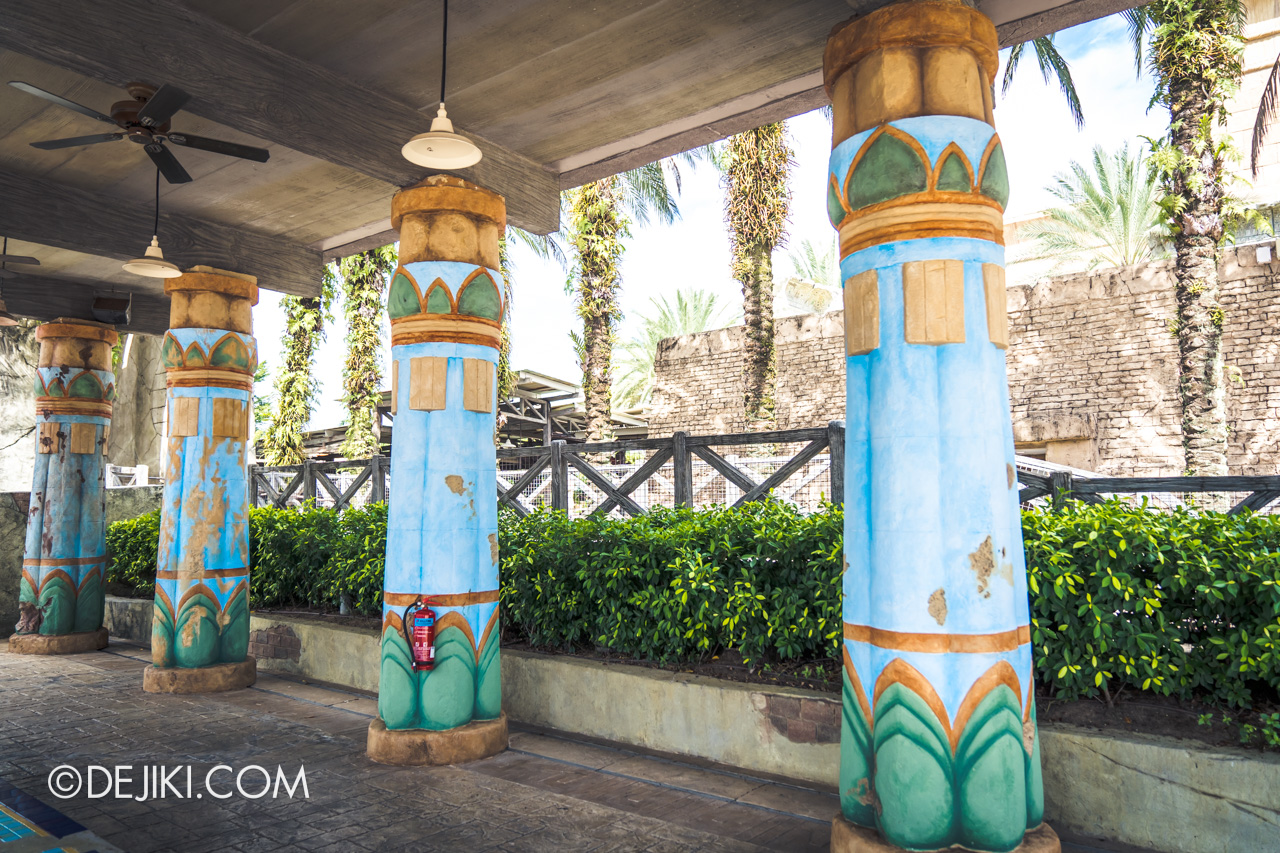 Universal Studios Singapore Park Update July 2020 Reopening Repainted Parts in Ancient Egypt