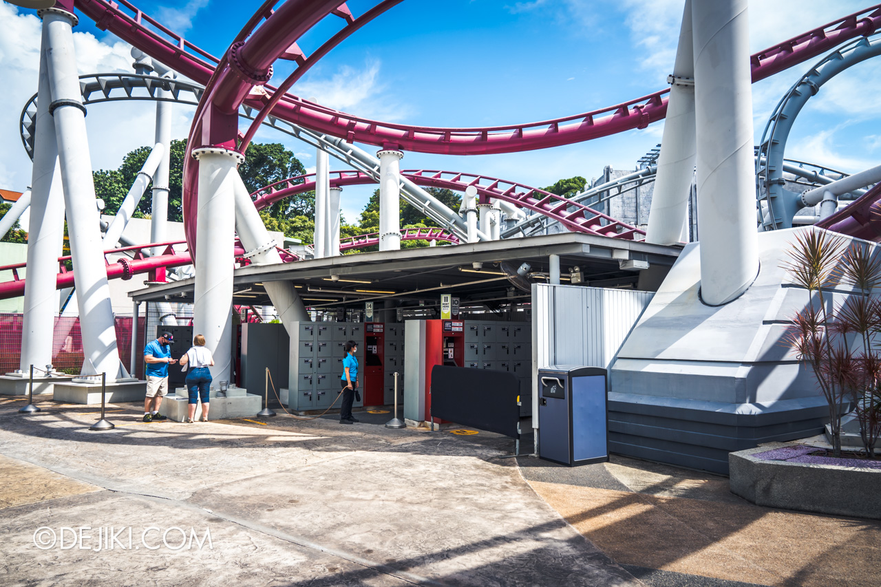 Universal Studios Singapore Reopening Safe Management Measures Queues for lockers 2