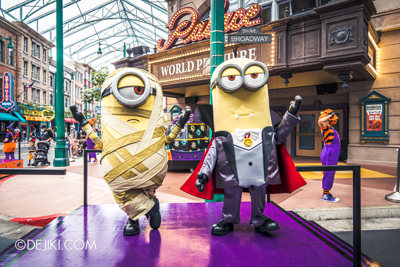 Universal Studios Singapore Park Update Sept 2020 Halloween Fun for Everyone Minion Monsters Tricky Treats Mummy Stuart and Dracula Kevin