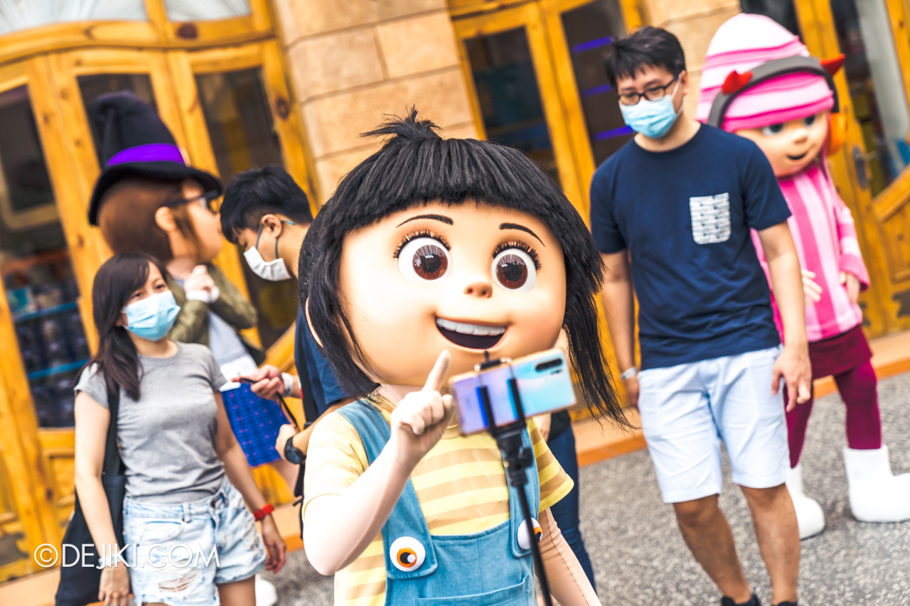 Universal Studios Singapore Park Update Sept 2020 Meet and Greet experiences Despicable Me Agnes