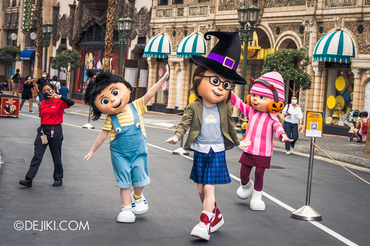 Universal Studios Singapore Park Update Sept 2020 Meet and Greet experiences Despicable Me girls Edith Margo Agnes