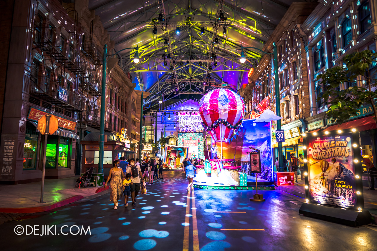 Universal Studios Singapore Park Update Dec 2020 Universal Christmas New York Christmas Lights at night