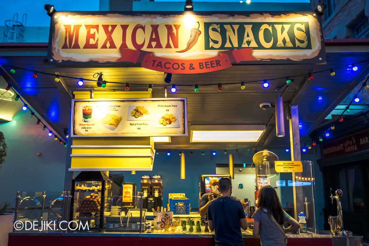 Universal Studios Singapore Park Update Dec 2020 Walkabout Mexican Snacks