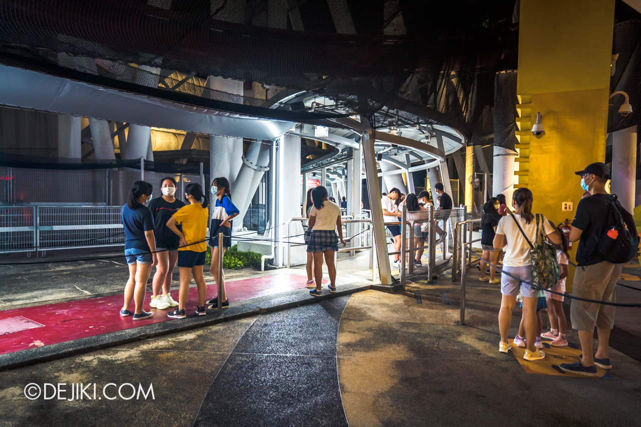 Universal Studios Singapore Park Update Dec 2020 Walkabout Sci Fi City Battlestar Galactica CYLON long queue