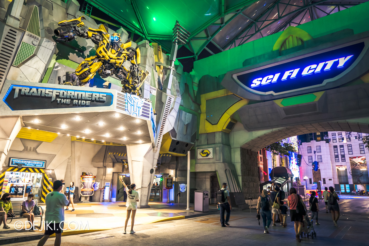Universal Studios Singapore Park Update Dec 2020 Walkabout Sci Fi City Transformers
