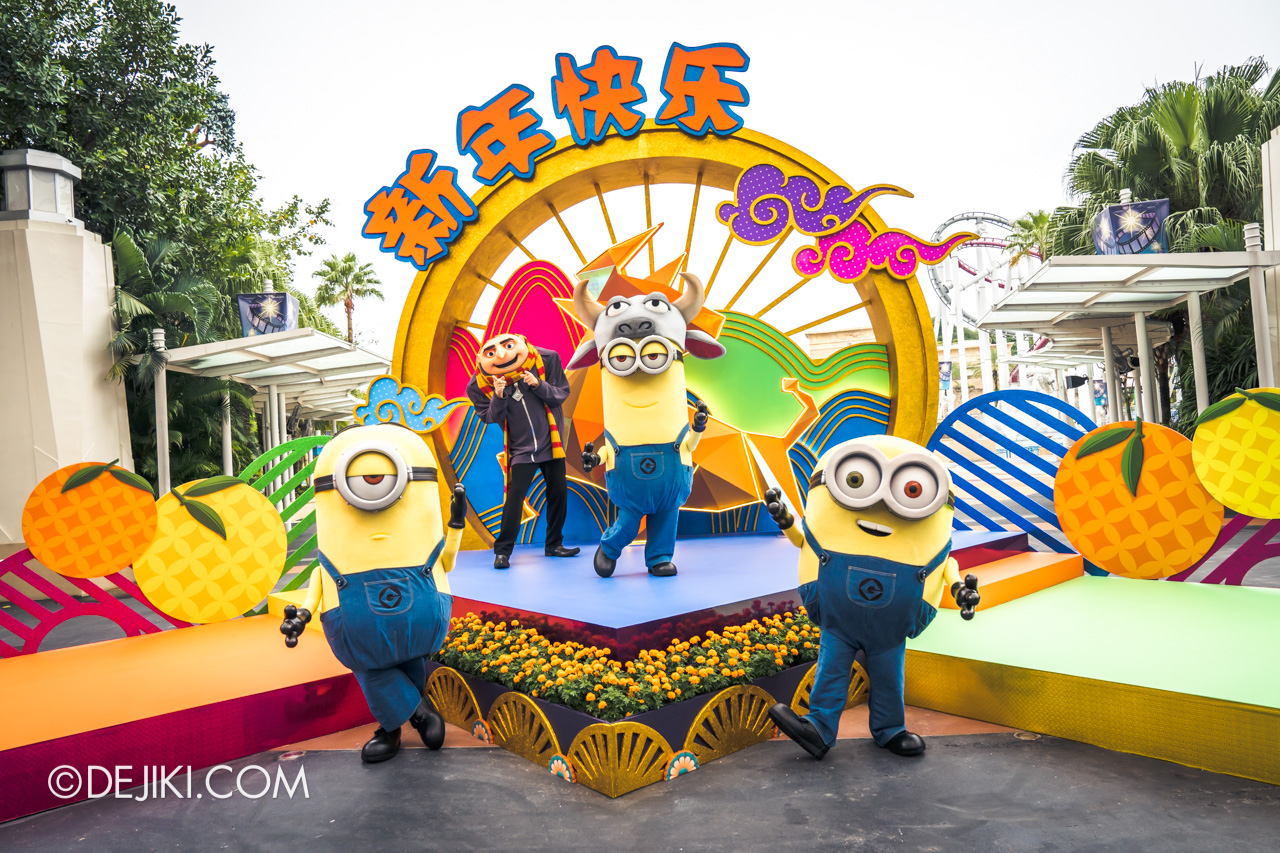 Universal Studios Singapore Park Update Jan 2021 Gru and Minions at Hollywood stage