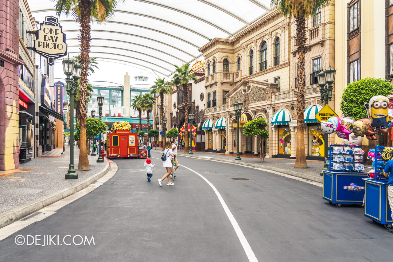 Universal Studios Singapore Park Update Jan 2021 No Festive Decor at Hollywood