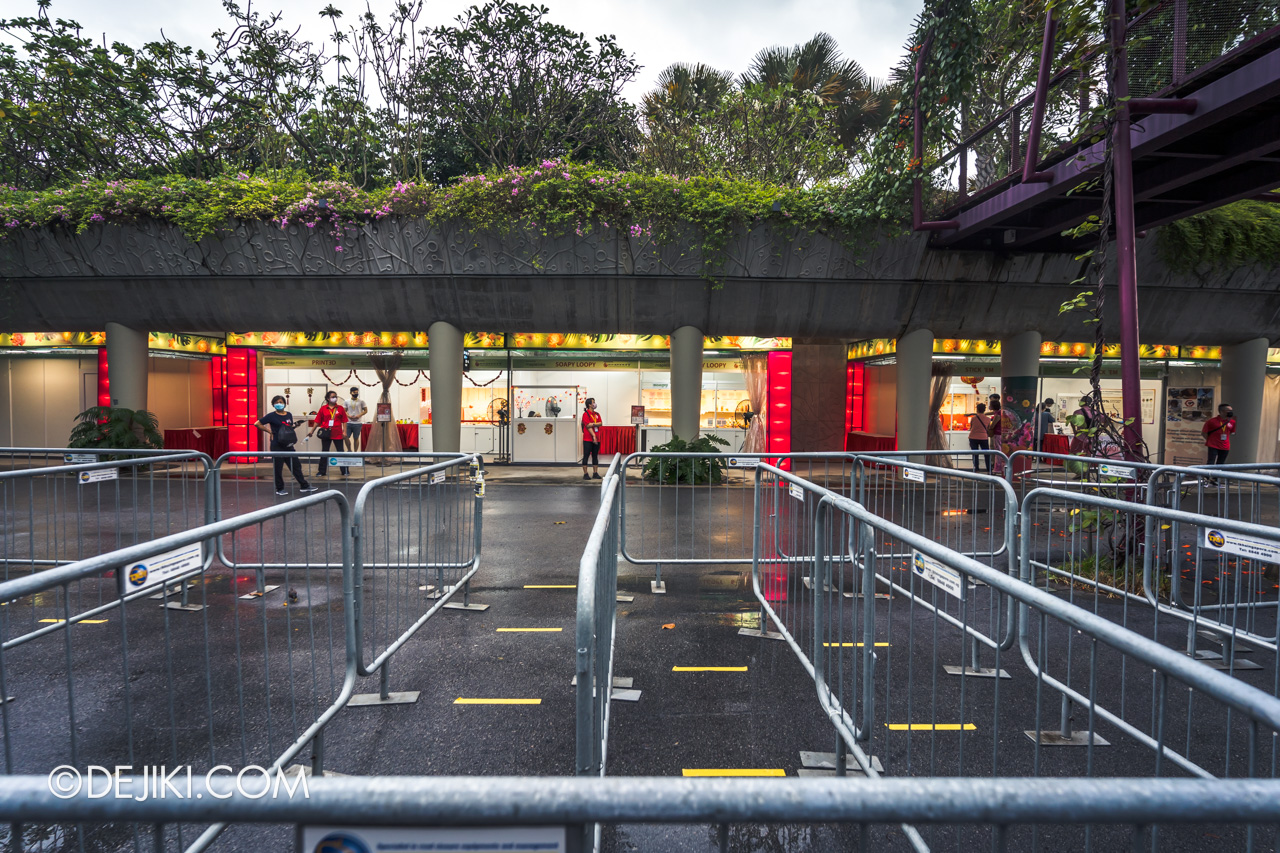 River Hongbao 2021 walkabout queue setup for RHB hacks booths