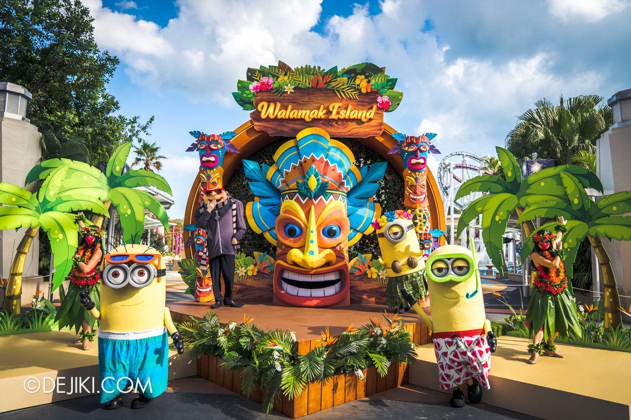 Universal Studios Singapore Park Update March 2021 Tropical Thrills Walamak Island Despicable Me Minions and Gru