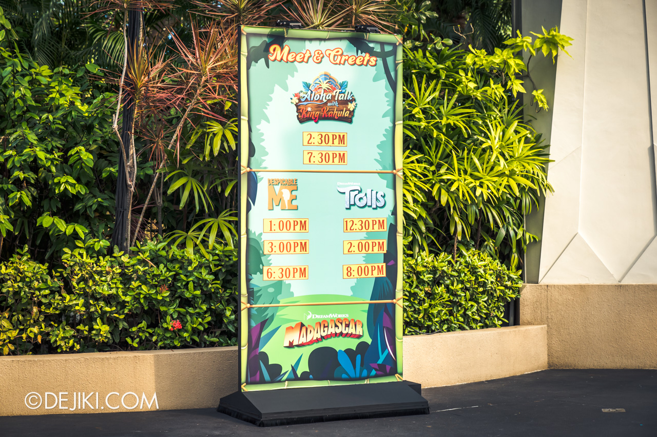 Universal Studios Singapore Park Update March 2021 Tropical Thrills Walamak Island Time Board