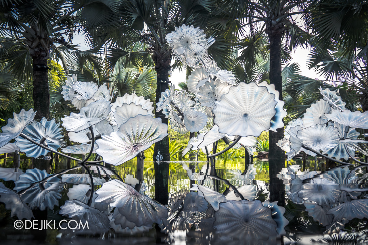 Gardens by the Bay Chihuly in Bloom Outdoor 08 Ethereal White Persians reflections