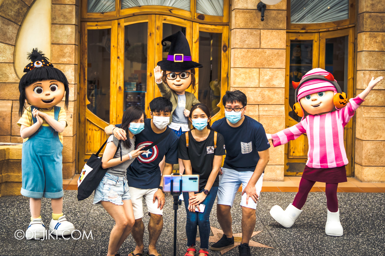 Universal Studios Singapore Update Aug 2021 Halloween Event Despicable Me Meet and Greet